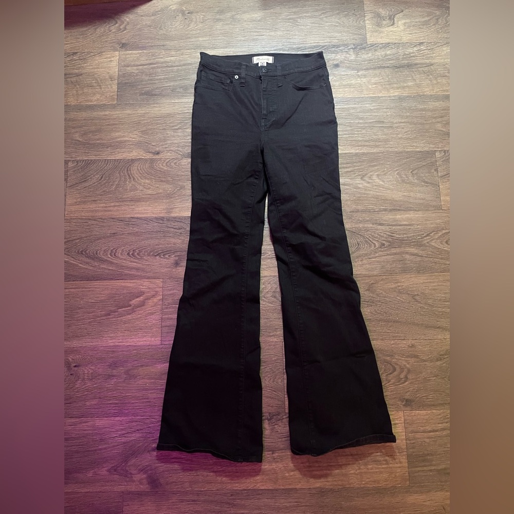 Madewell skinny flare black jeans size 28 - Picture 2 of 5